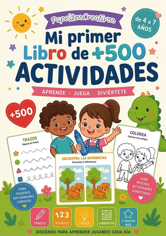 Mega Pack Actividades Infantiles . +500 Fichas