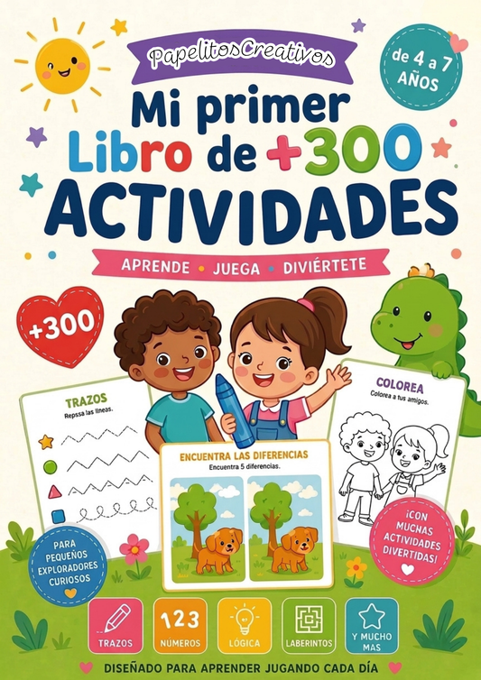 Mega Pack Actividades Infantiles . +300 Fichas